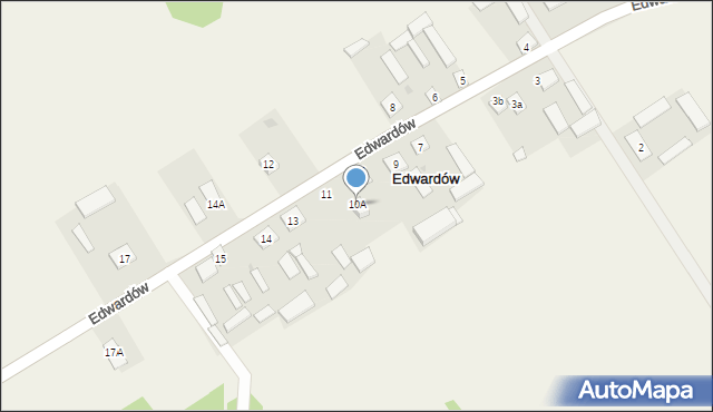 Edwardów, Edwardów, 10A, mapa Edwardów