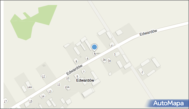 Edwardów, Edwardów, 5, mapa Edwardów