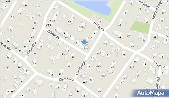 Pruszków, Edwarda, 2/7, mapa Pruszków