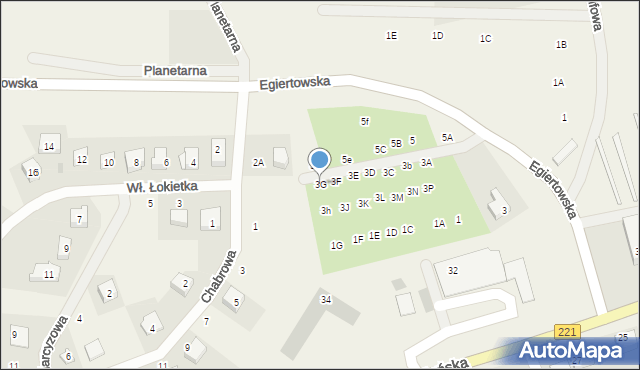 Przywidz, Egiertowska, 3G, mapa Przywidz