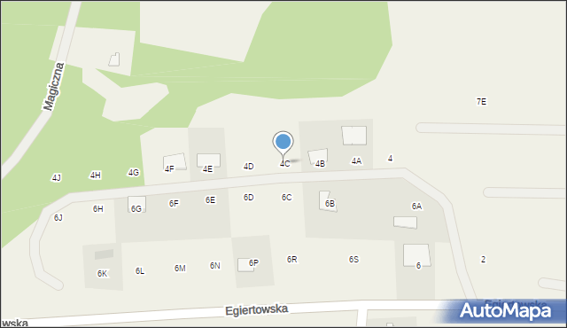 Przywidz, Egiertowska, 4C, mapa Przywidz