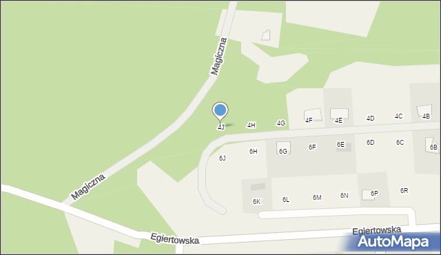 Przywidz, Egiertowska, 4J, mapa Przywidz