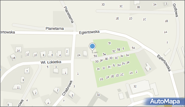 Przywidz, Egiertowska, 5I, mapa Przywidz