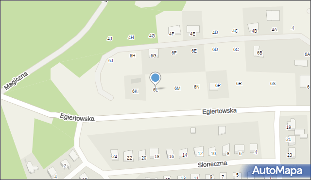 Przywidz, Egiertowska, 6L, mapa Przywidz