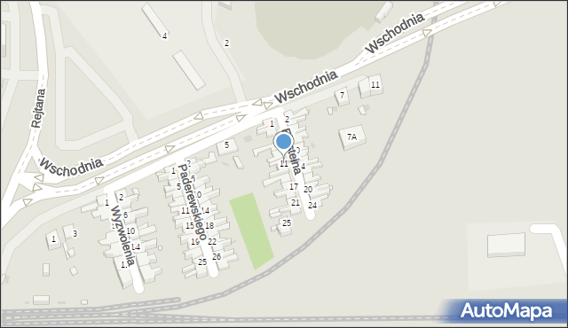 Opole, Einsteina Alberta, 11, mapa Opola