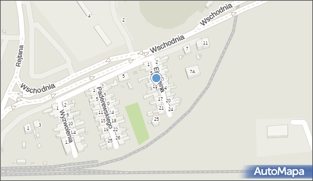 Opole, Einsteina Alberta, 13, mapa Opola