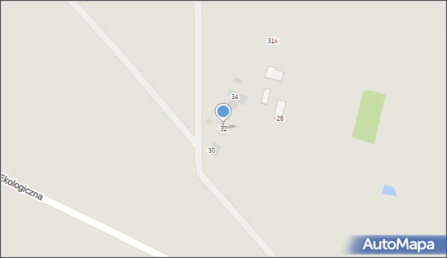 Bielsk Podlaski, Ekologiczna, 32, mapa Bielsk Podlaski