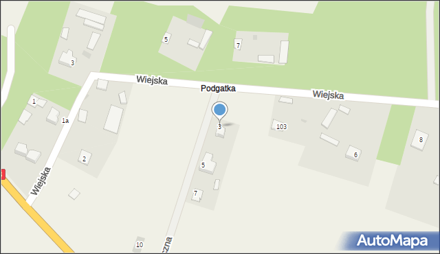 Kadzidło, Ekologiczna, 3, mapa Kadzidło