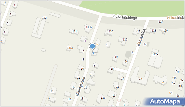 Mierzyn, Ekologiczna, 3, mapa Mierzyn