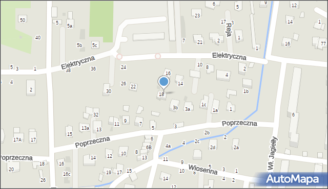 Brzesko, Elektryczna, 5C, mapa Brzesko