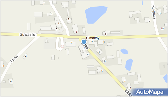 Cimochy, Ełcka, 2, mapa Cimochy