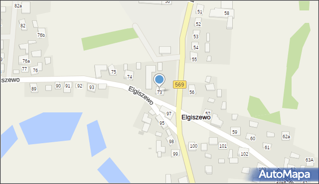 Elgiszewo, Elgiszewo, 73, mapa Elgiszewo