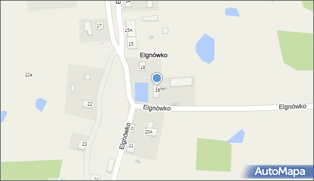 Elgnówko, Elgnówko, 19, mapa Elgnówko