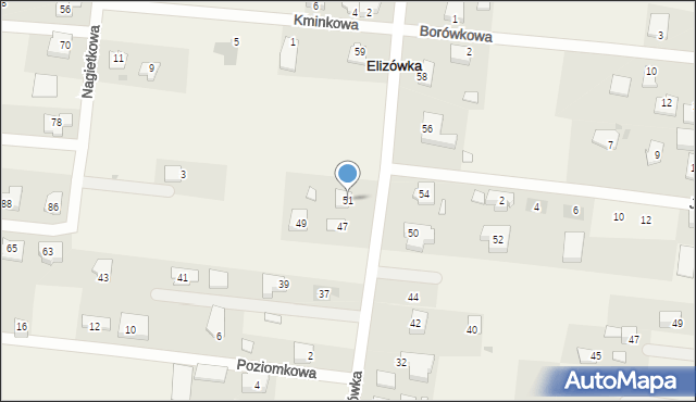 Elizówka, Elizówka, 38A, mapa Elizówka