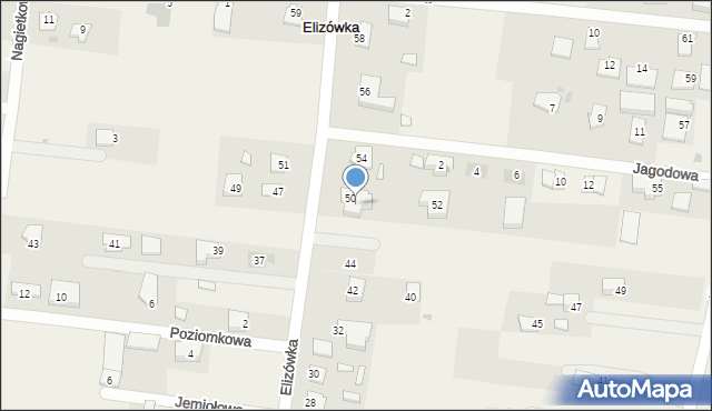 Elizówka, Elizówka, 38F, mapa Elizówka