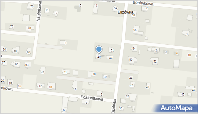 Elizówka, Elizówka, 38N, mapa Elizówka