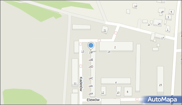 Jelenia Góra, Elewów, 14f, mapa Jelenia Góra