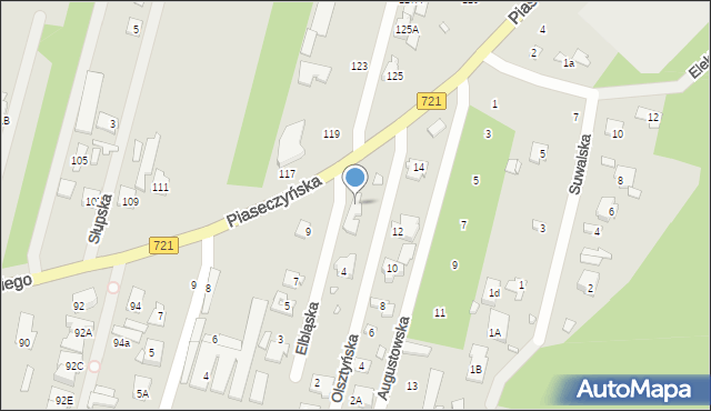 Konstancin-Jeziorna, Elbląska, 4A, mapa Konstancin-Jeziorna