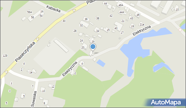 Konstancin-Jeziorna, Elektryczna, 11, mapa Konstancin-Jeziorna