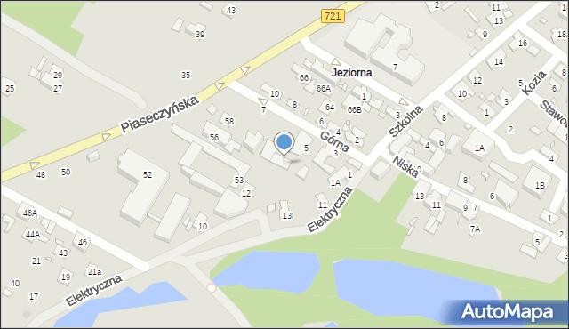 Konstancin-Jeziorna, Elektryczna, 12, mapa Konstancin-Jeziorna