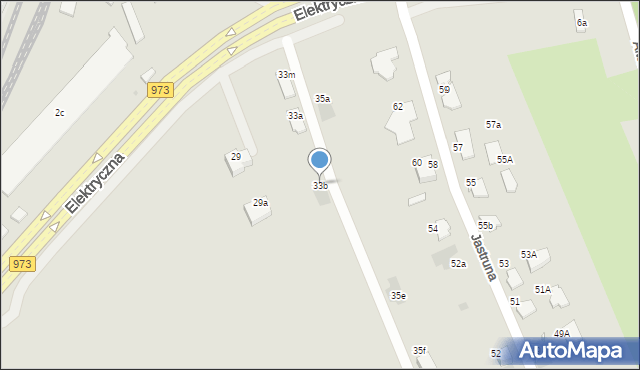 Tarnów, Elektryczna, 33b, mapa Tarnów