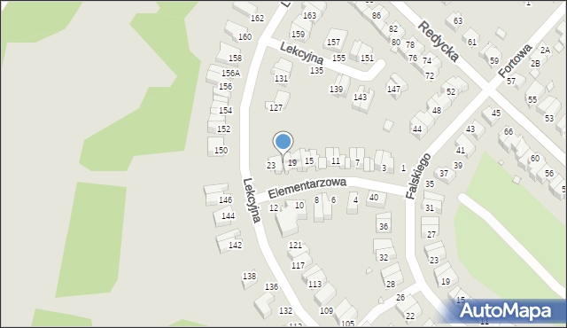 Wrocław, Elementarzowa, 21, mapa Wrocławia