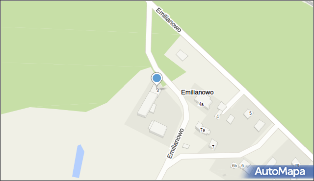 Emilianowo, Emilianowo, 3, mapa Emilianowo