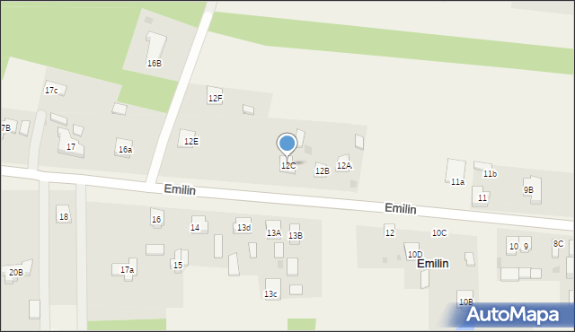 Emilin, Emilin, 12C, mapa Emilin