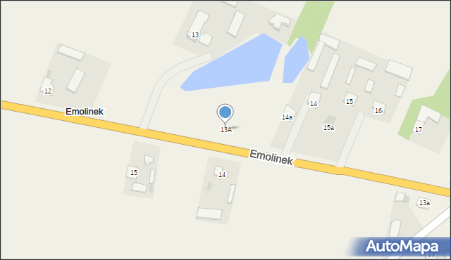 Emolinek, Emolinek, 13A, mapa Emolinek