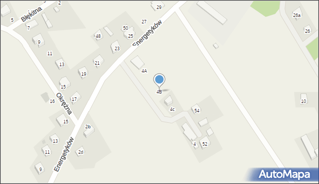 Kiełpino, Energetyków, 4B, mapa Kiełpino