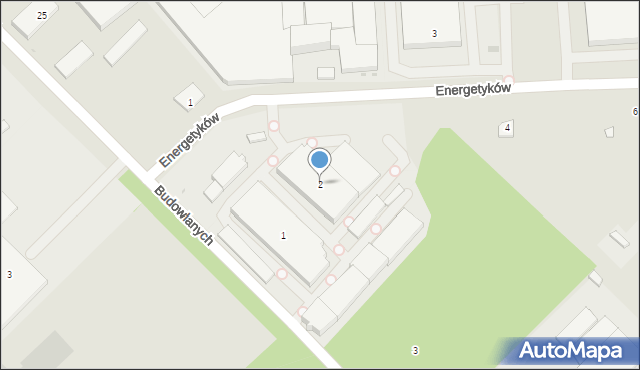 Leszno, Energetyków, 2, mapa Leszno