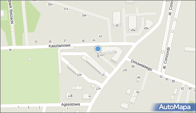 Piotrków Trybunalski, Energetyków, 8, mapa Piotrków Trybunalski