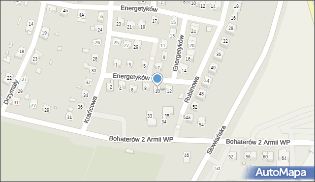 Zgorzelec, Energetyków, 10, mapa Zgorzelec