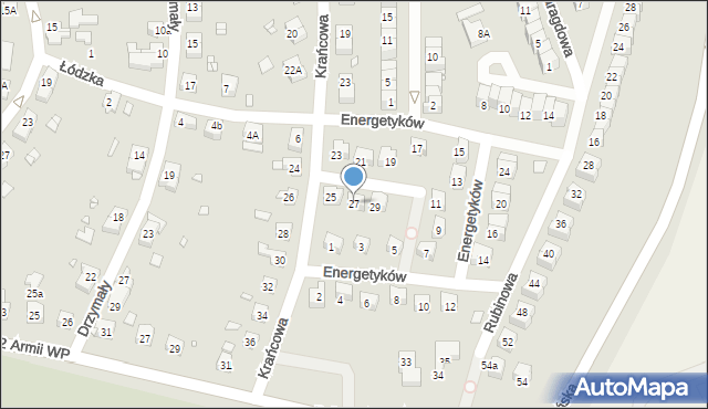 Zgorzelec, Energetyków, 27, mapa Zgorzelec