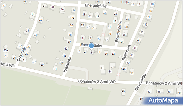 Zgorzelec, Energetyków, 6, mapa Zgorzelec