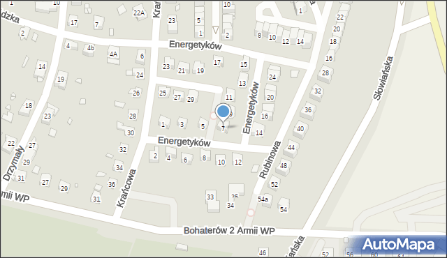 Zgorzelec, Energetyków, 7, mapa Zgorzelec