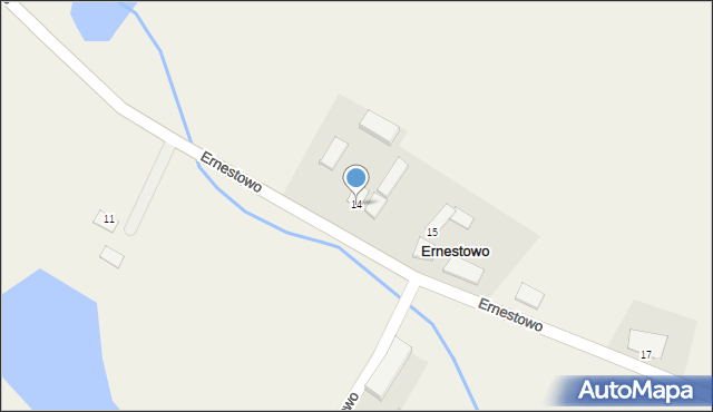 Ernestowo, Ernestowo, 14, mapa Ernestowo