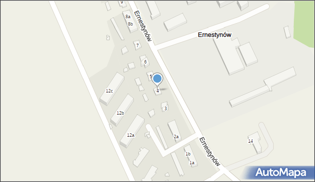 Ernestynów, Ernestynów, 4, mapa Ernestynów