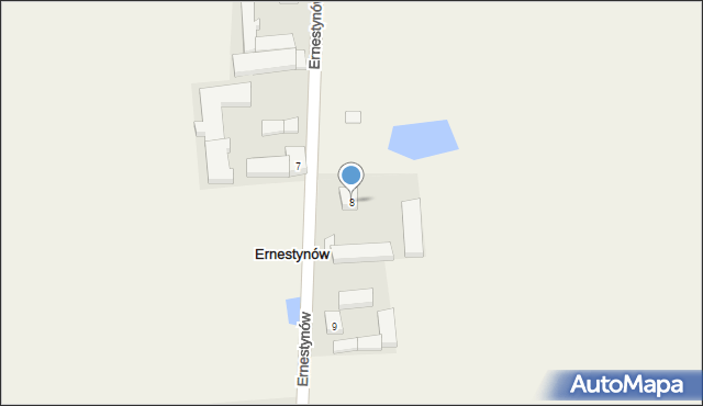 Ernestynów, Ernestynów, 8, mapa Ernestynów