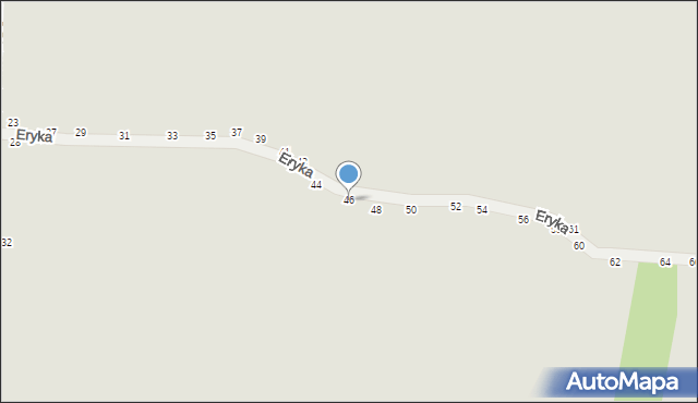 Piotrków Trybunalski, Eryka, 46, mapa Piotrków Trybunalski