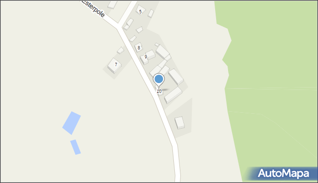 Esterpole, Esterpole, 10, mapa Esterpole