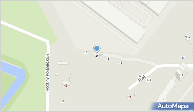 Warszawa, Esej, 45, mapa Warszawy