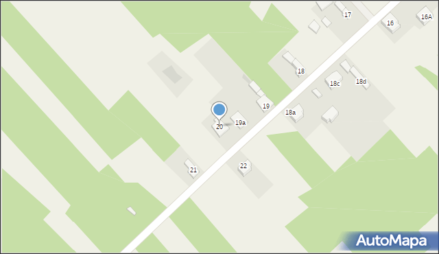 Eufeminów, Eufeminów, 20, mapa Eufeminów