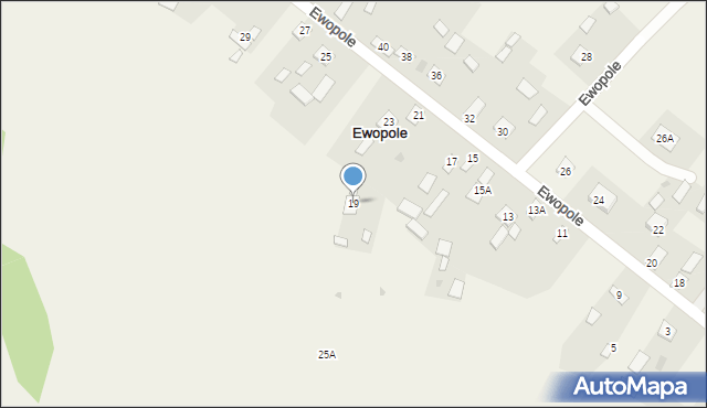 Ewopole, Ewopole, 19, mapa Ewopole