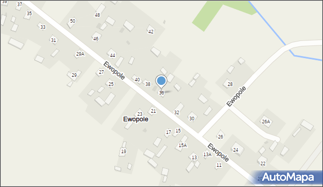 Ewopole, Ewopole, 36, mapa Ewopole