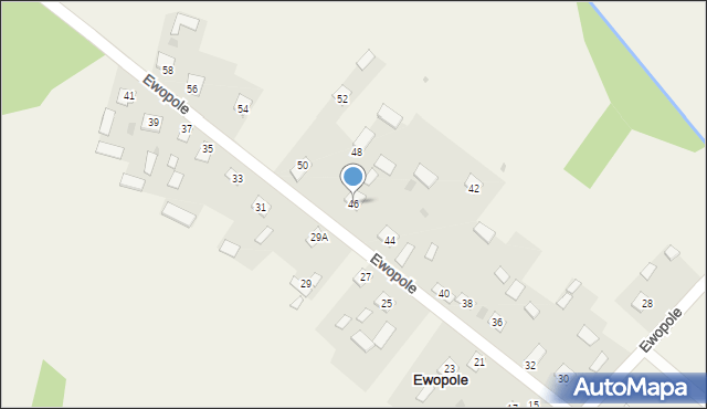 Ewopole, Ewopole, 46, mapa Ewopole