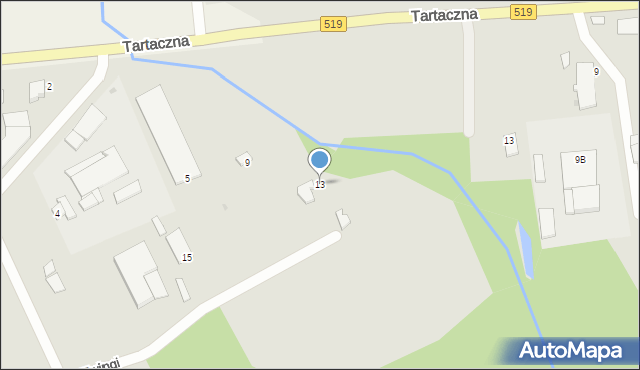 Zalewo, Ewingi, 13, mapa Zalewo