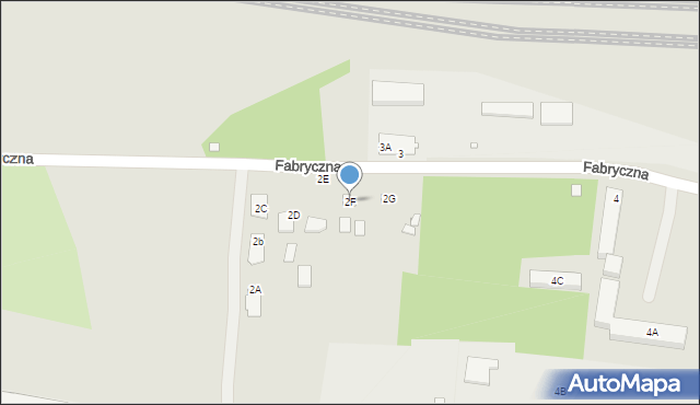 Chełm, Fabryczna, 2F, mapa Chełma