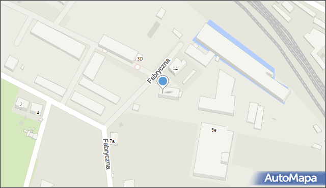 Choszczno, Fabryczna, 5, mapa Choszczno