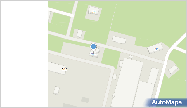 Czarna Białostocka, Fabryczna, 7/21, mapa Czarna Białostocka